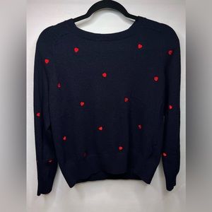 Banana Republic Navy heart sweater